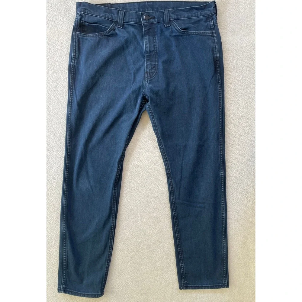 Levi's Mens 36 Regular Taper 508 Jeans Blue Indigo Stretch Denim 88508-0026